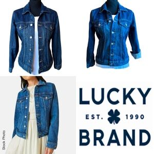 LUCKY BRAND The Tomboy Trucker Jean Jacket (S/P)